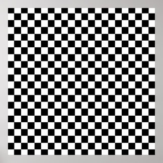 Chequered Poster