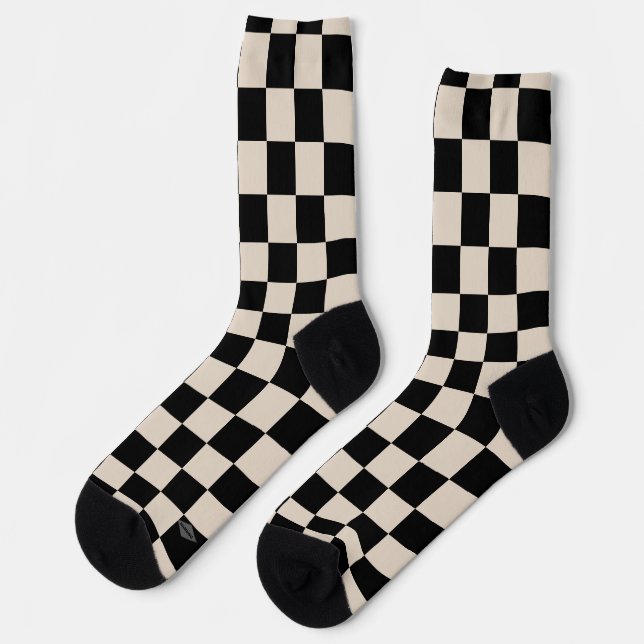 Chequered socks in any colour! HAMbyWG (Left)