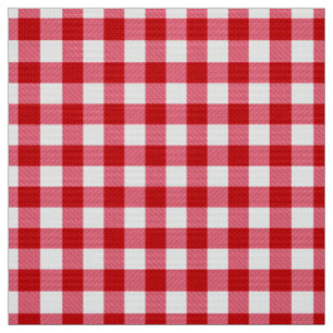 chequered tartan plaid classic red white texture fabric