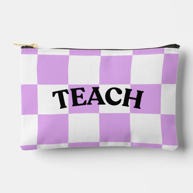 Chequered Teach Pouch (Front)
