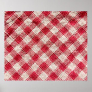 Chequered textile background. More of this motif & Poster