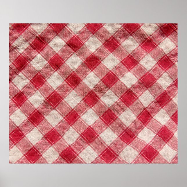 Chequered textile background. More of this motif & Poster (Front)