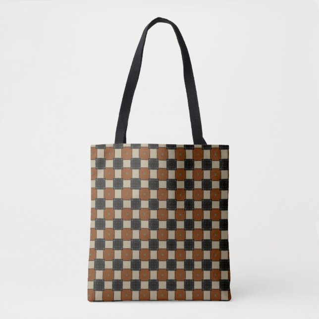 Chequered Tote Bag (Front)
