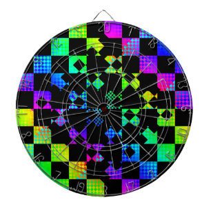 Chequered Twist by Kenneth Yoncich Dartboard
