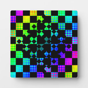 Chequered Twist by Kenneth Yoncich Plaque