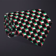 Chequered United Arab Emirates Flag Pattern 