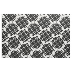 Chequered Wheels by Kenneth Yoncich Fabric