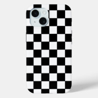 Chequered White and Black 