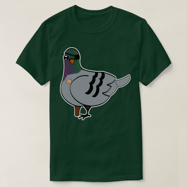 Cher Ami brave pigeon 2 T-Shirt (Design Front)