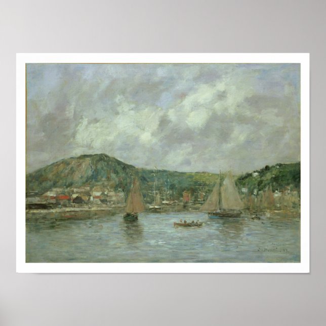 Cherbourg, 1883 (oil on canvas) poster (Front)