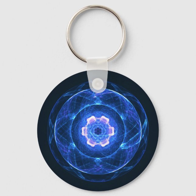 Cherenkov Radiation Key Ring (Front)
