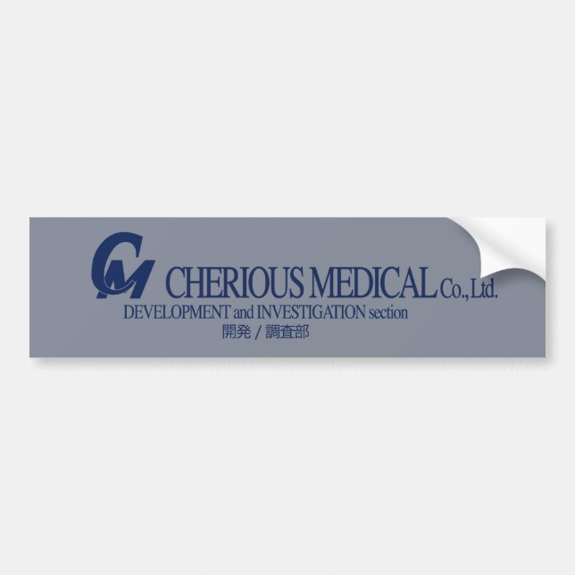 Cherious Medical Pharmaceutical Company Bumper Sticker (Front)
