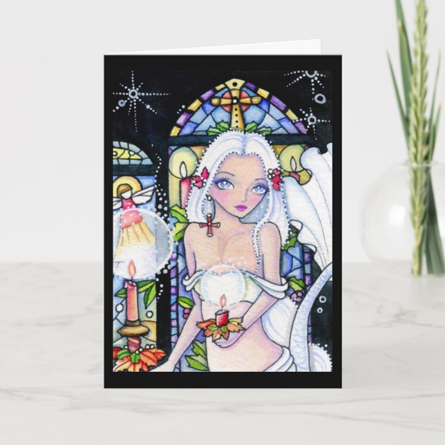 Cherish Christmas - blank card (Front)