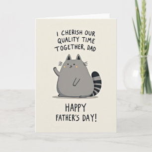 Cherish Dad Quality Time Card