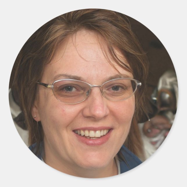 Cherish Every Moment Classic Round Sticker (Front)