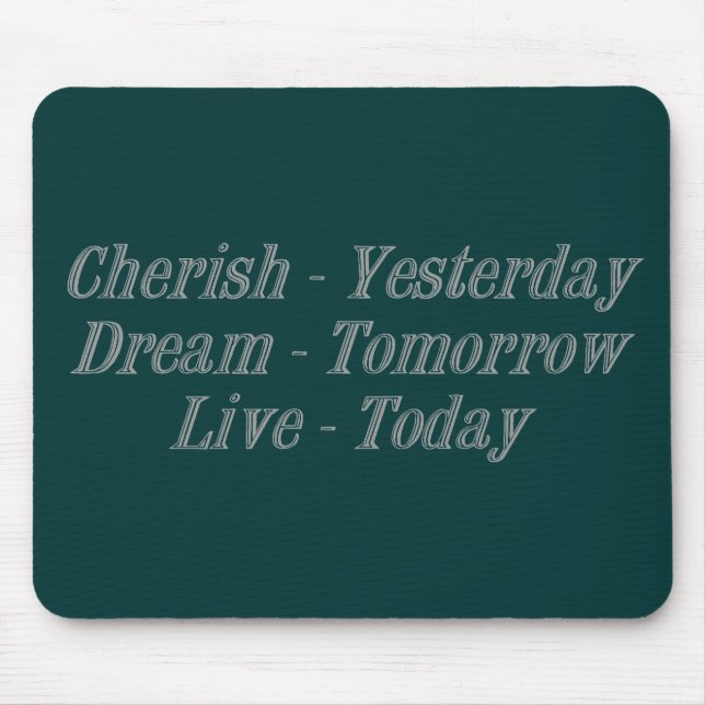 Cherish grey mouse pad (Front)
