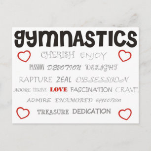 Cherish Gymnastics Postcard