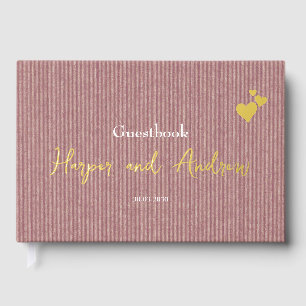 Cherish Memories with the Luxury Silk Vows Guest Book