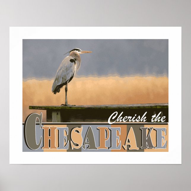 Cherish the Chesapeake Poster (Front)