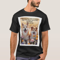 “Cherished Companions - Corgi and Quote"