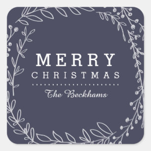 Cherished Custom Colour Christmas Stickers