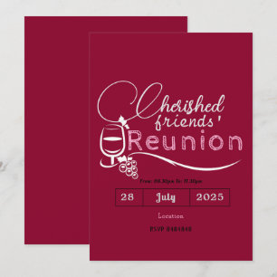 cherished Friends' Reunion Invitations 