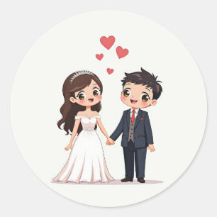 Cherished Love Couple Stickers