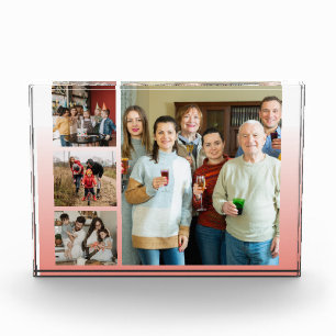 Cherished Memories: Customisable 4 Photo Collage Block