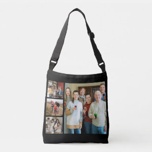 Cherished Memories: Customisable 4 Photo Collage Crossbody Bag