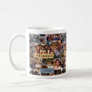 Cherished Moments Captured: Friends Collage Coffee Mug