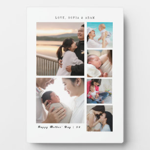 Cherished Moments   Mother’s Day 6-Photo Collage  Plaque