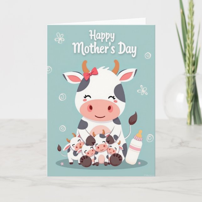 Cherished Mothers Day Image Card (Front)