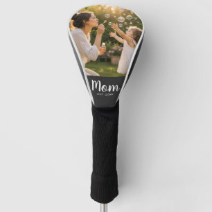 Cherished Mum Photo Memory Established Date Golf Head Cover