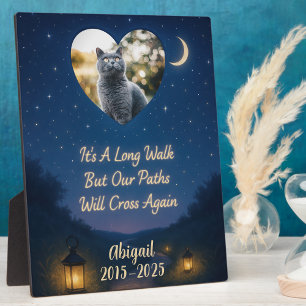 Cherished Pet Memorial Photo Plaque