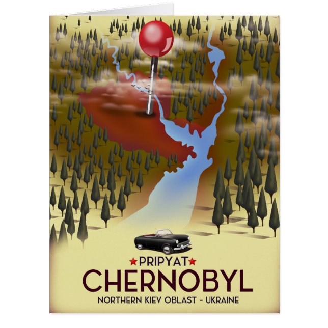 Chernobyl, Pripyat, ukraine Travel print (Front)