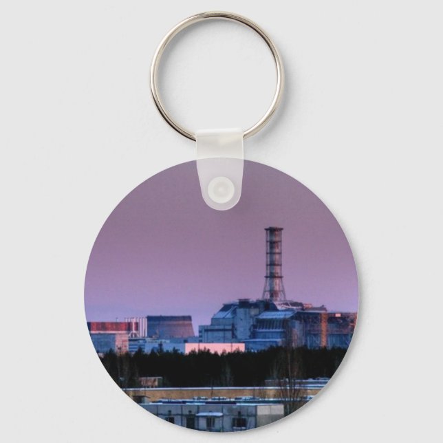 Chernobyl reactor 4 keychain (Front)
