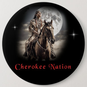 Cherokee 6 Cm Round Badge