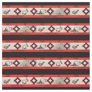 Cherokee animals 2 fabric