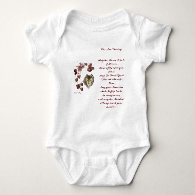 Cherokee Blessing Baby Bodysuit (Front)