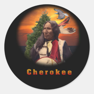 Cherokee Classic Round Sticker