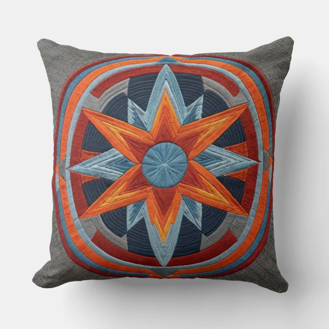 Cherokee Compass Cushion (Front)