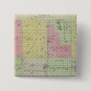 Cherokee County, Kansas 15 Cm Square Badge