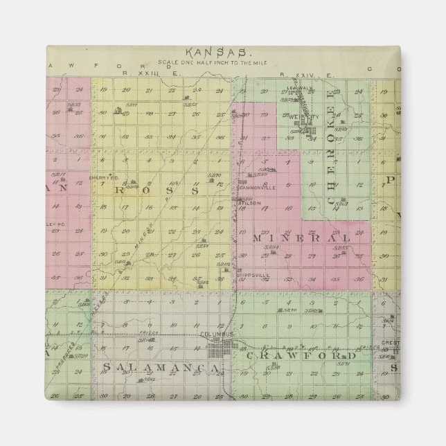 Cherokee County, Kansas Magnet (Front)