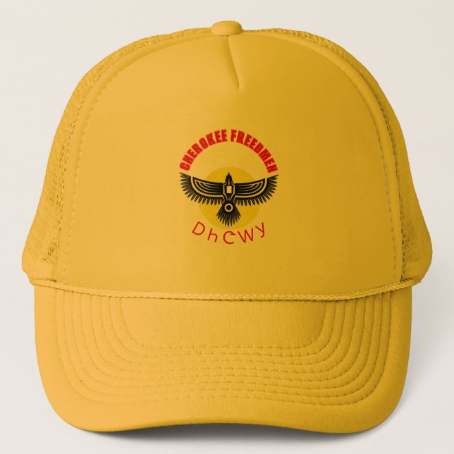 Cherokee Descendants of Freedmen Trucker Hat (Front)
