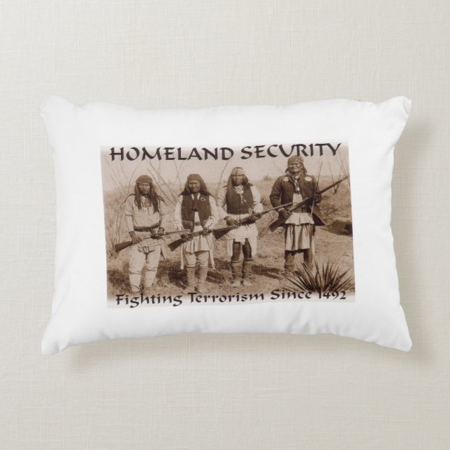 Cherokee Homeland Security Decorative Cushion (Front)
