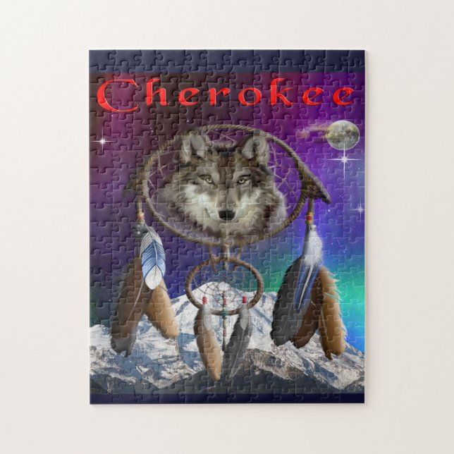 Cherokee Indian  Jigsaw Puzzle (Vertical)