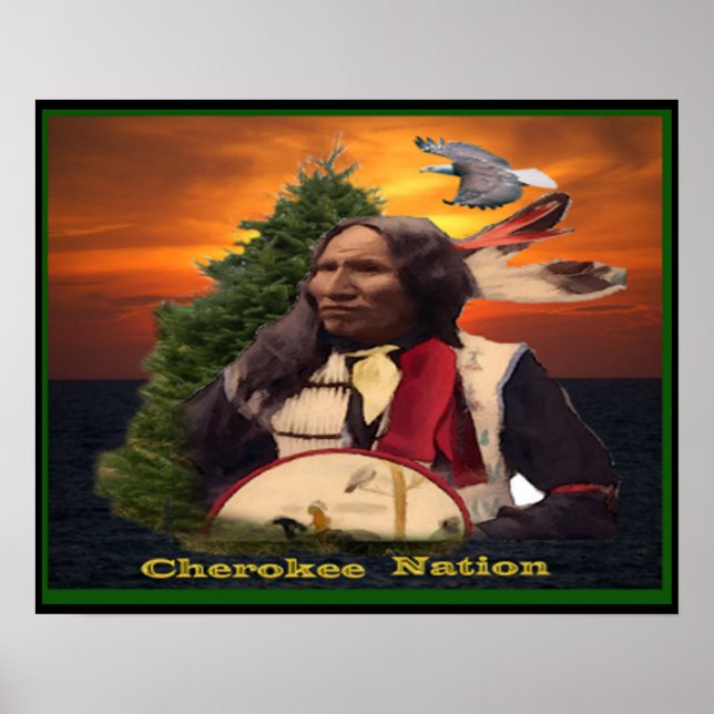 Cherokee Indian poster (Front)