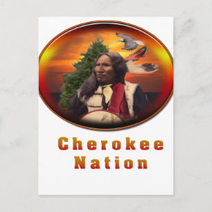 Cherokee Indian products Postcard