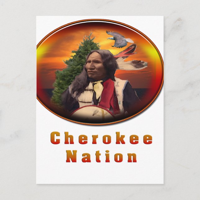 Cherokee Indian products Postcard (Front)