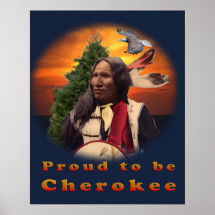 Cherokee Indian products Poster